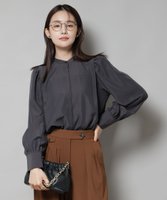 【ナノ ユニバース/nano universe】のショルダーギャザーブラウス 人気、トレンドファッション・服の通販 founy(ファニー) ファッション Fashion レディースファッション Fashion for Women トップス・カットソー Cut & Sew Tops シャツ・ブラウス・オフィスカジュアル Elegant Blouses & Button-Ups ウォッシャブル Machine Washable ヴィンテージ Vintage Style ギャザー Gathered, Ruffled 今季 This Season, Current Season ショルダー Shoulder, Shoulder Strap ジャケット Jacket, Outerwear スタンド Stand Collar, Upright Stand スラックス Slacks, Dress Pants エレガント 上品 Elegant 2025年 2025 2025-2026秋冬・A/W Autumn/Winter 2025–26 AW25–26 |ID:prp329100004645246