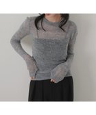 【リアン/Lian】のウールモヘアシアーニット 人気、トレンドファッション・服の通販 founy(ファニー) ファッション Fashion レディースファッション Fashion for Women トップス・カットソー Cut & Sew Tops ニット Knit Tops & Sweaters thumbnail グレー|ID: prp329100004645251 ipo3291000000033619114