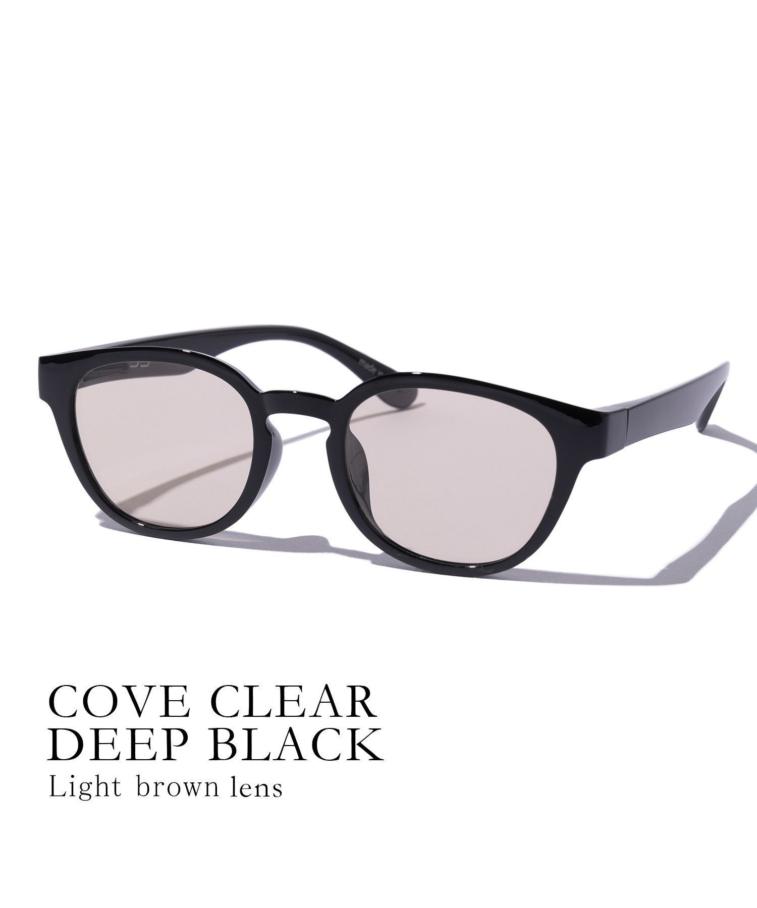 【セットアップセブン/SETUP7】のjugaad14/【COVE】 CLEAR deep blackフレーム サングラス インテリア・キッズ・メンズ・レディースファッション・服の通販 founy(ファニー) 　ファッション　Fashion　レディースファッション　Fashion for Women　サングラス&メガネ　Sunglasses & Eyewear　アメリカン　American Style　クラシカル　Classical, Vintage-Inspired　軽量　Lightweight, Ultra Light　サングラス　Sunglasses, Shades　シンプル　Simple, Minimal　定番　Standard, Basic Item　バランス　Balance, Style Balance　フィット　Fit, Slim Fit　フォルム　Silhouette, Form　フレンチ　French, French Style　フレーム　Frame, Outline　モダン　Modern, Contemporary　D.BLK3|ID: prp329100004645252 ipo3291000000033523771