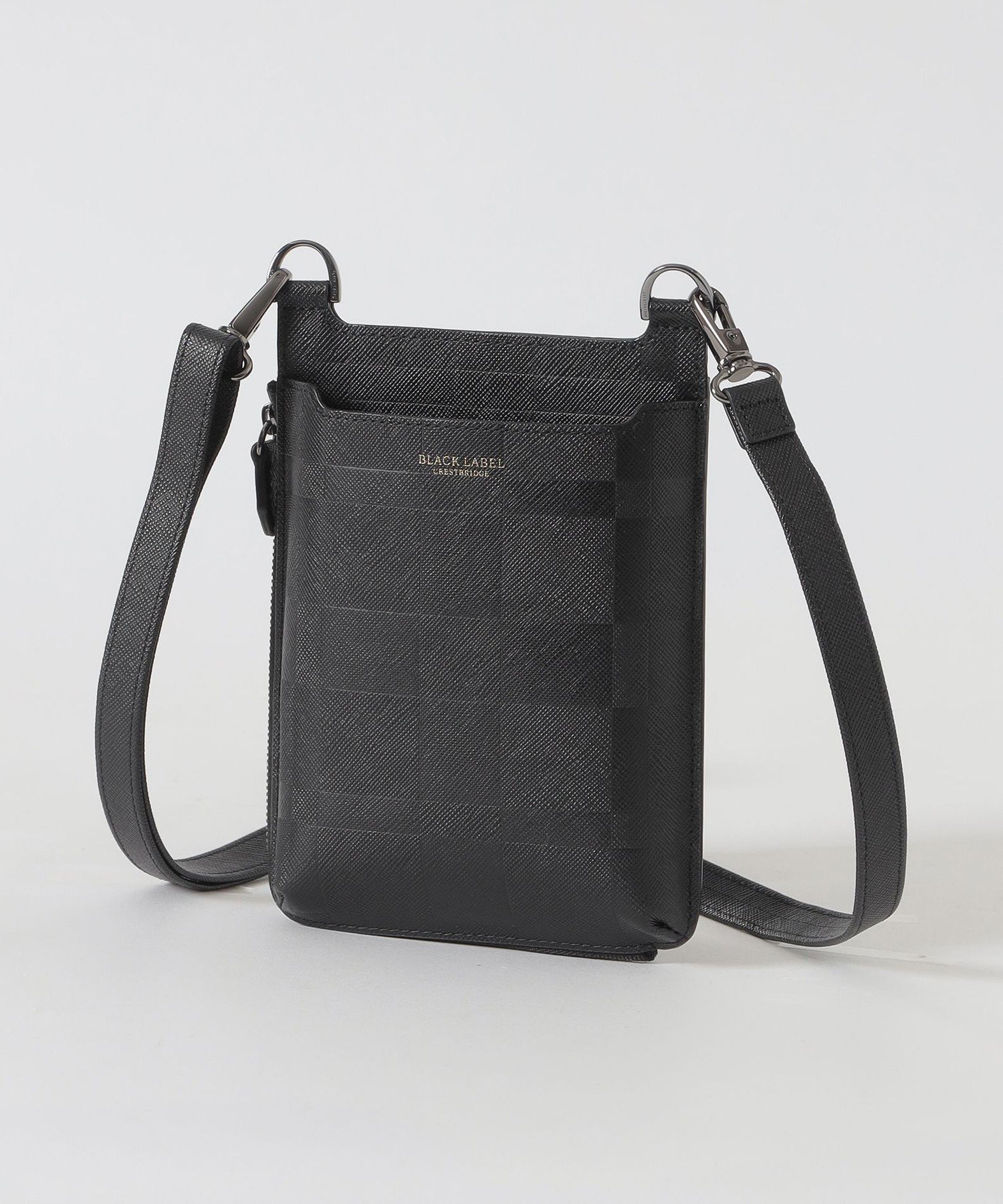 【その他のブランド/Other】のエンボスチェックスマートフォンショルダーケース 人気、トレンドファッション・服の通販 founy(ファニー) 　ファッション　Fashion　メンズファッション　Fashion for Men　おすすめ　Recommended / Our Picks　ギフト プレゼント　Gift / Present　スマート　Smart, Elegant　チェック　Check, Plaid, Tartan　フロント　Front, Front Design　ポケット　Pocket, Pocket Detail　エレガント 上品　Elegant　 other-1|ID: prp329100004645270 ipo3291000000033561299
