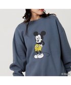 【フリークスストア/FREAK'S STORE】の別注/Mickey Mouse/ミッキーマウス 前後 プリン トvintage 加工 スウェット【限定展開】 24AW ブルーグレー|ID: prp329100004645292 ipo3291000000033555286