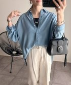 【スタイルドア/STYLEDOOR】の【大人デニム】パール釦オーバーリヨセルデニムシャツ 人気、トレンドファッション・服の通販 founy(ファニー) ファッション Fashion レディースファッション Fashion for Women トップス・カットソー Cut & Sew Tops シャツ・ブラウス・オフィスカジュアル Elegant Blouses & Button-Ups ジャケット Jacket, Outerwear デニム Denim, Jeans Material パール Pearl, Pearl Accent ベーシック Basic, Essential 定番 Standard, Basic Item 羽織 Haori, Light Jacket thumbnail サックス|ID: prp329100004645301 ipo3291000000033955894