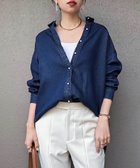 【スタイルドア/STYLEDOOR】の【大人デニム】パール釦オーバーリヨセルデニムシャツ 人気、トレンドファッション・服の通販 founy(ファニー) ファッション Fashion レディースファッション Fashion for Women トップス・カットソー Cut & Sew Tops シャツ・ブラウス・オフィスカジュアル Elegant Blouses & Button-Ups ジャケット Jacket, Outerwear デニム Denim, Jeans Material パール Pearl, Pearl Accent ベーシック Basic, Essential 定番 Standard, Basic Item 羽織 Haori, Light Jacket thumbnail ネイビー|ID: prp329100004645301 ipo3291000000033955897