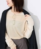 【スローブ イエナ/SLOBE IENA】の《追加 》ベロアトリコット プルオーバー ベージュ|ID: prp329100004645654 ipo3291000000033865077