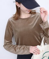 【スローブ イエナ/SLOBE IENA】の《追加》ベロアトリコット プルオーバー 人気、トレンドファッション・服の通販 founy(ファニー) ファッション Fashion レディースファッション Fashion for Women トップス・カットソー Cut & Sew Tops カジュアルプルオーバー・ニットトップス Pullovers & Knit Tops / Casual Pullovers ベロアトップス Velour Tops / Velvet-Look Items 2025年 2025 2025-2026秋冬・A/W Autumn/Winter 2025–26 AW25–26 おすすめ Recommended / Our Picks インナー Innerwear カットソー Cut and Sewn Top キャミワンピース Cami Dress, Slip Dress シンプル Simple, Minimal トレンド Trend, Trending Now ベロア Velour, Soft Velvet |ID:prp329100004645654