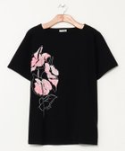 【アミナコレクション/Amina Collection】の【マウナロア】アートアンスリウムT-SH ブラック|ID: prp329100004645682 ipo3291000000033530148