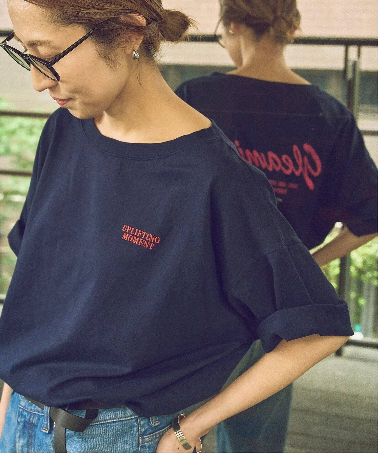 【フレームワーク/FRAMeWORK】の≪追加 ≫haru*FRAMeWORK コラボロゴTEE 3 インテリア・キッズ・メンズ・レディースファッション・服の通販 founy(ファニー) 　ファッション　Fashion　レディースファッション　Fashion for Women　コラボ　Collaboration, Collab　人気　Popular, Best Seller　バランス　Balance, Style Balance　フロント　Front, Front Design　再入荷　Restock / Back in Stock　ネイビー|ID: prp329100004645701 ipo3291000000033530428