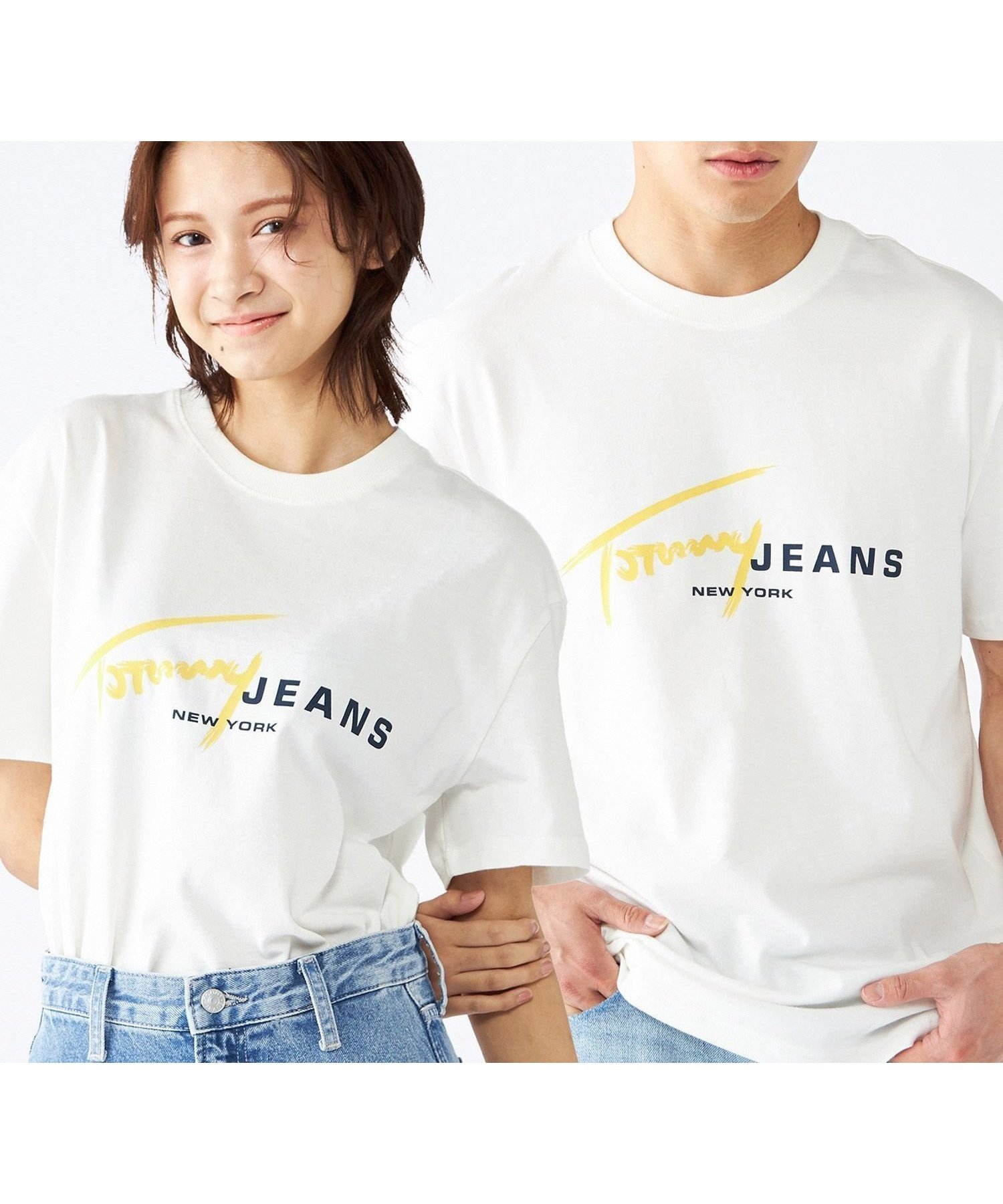 【トミーヒルフィガー/TOMMY HILFIGER】のレギュラーシグネチャーロゴTシャツ インテリア・キッズ・メンズ・レディースファッション・服の通販 founy(ファニー) 　ファッション　Fashion　レディースファッション　Fashion for Women　トップス・カットソー　Cut & Sew Tops　シャツ・ブラウス・オフィスカジュアル　Elegant Blouses & Button-Ups　ロングTシャツ・Tシャツ　Longline T-Shirts & Tees　アメリカン　American Style　インナー　Innerwear　クラシック　Classic, Timeless Style　ゴルフ　Golf　スマート　Smart, Elegant　デニム　Denim, Jeans Material　フィット　Fit, Slim Fit　モダン　Modern, Contemporary　レギュラー　Regular, Standard Fit　人気　Popular, Best Seller　ホワイトYBL|ID: prp329100004645704 ipo3291000000033530453
