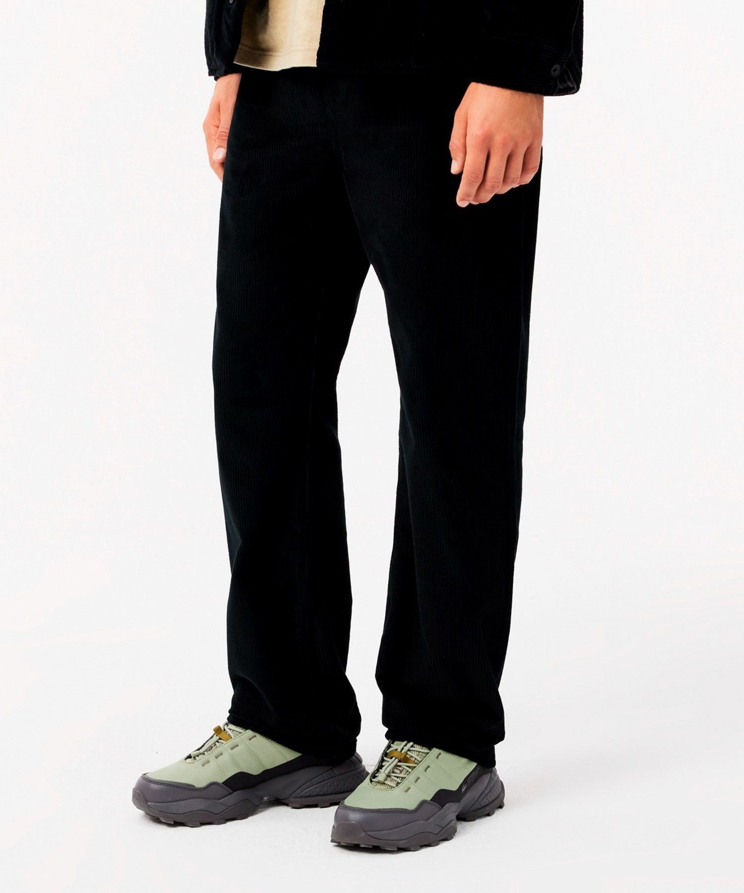 【ラコステ/LACOSTE / MEN】のルーズフィットストレート 5ポケットコーデュロイパンツ インテリア・キッズ・メンズ・レディースファッション・服の通販 founy(ファニー) 　ファッション　Fashion　メンズファッション　Fashion for Men　ボトムス　Bottoms　コーデュロイ　Corduroy, Cord Fabric　ストレート　Straight, Straight Cut　ベーシック　Basic, Essential　ポケット　Pocket, Pocket Detail　ブラック|ID: prp329100004645707 ipo3291000000033530512