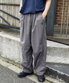 【フリークスストア/FREAK'S STORE】の別注UMBROナイロンタックワイドパンツ/ナイロンパンツ/ユニセックス/ロゴ刺繍【限定展開】 25SS グレー|ID: prp329100004645708 ipo3291000000033530528