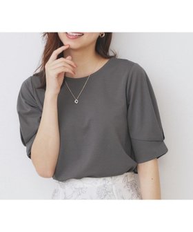 【インデックス/INDEX】のパフスリーブトップス【洗濯機洗い可】 人気、トレンドファッション・服の通販 founy(ファニー) ファッション Fashion レディースファッション Fashion for Women トップス・カットソー Cut & Sew Tops シルケット Silket, Silky Cotton シンプル Simple, Minimal ストレッチ Stretch, Stretchy Fabric スリット Slit, Slit Detail スリーブ Sleeve, Long Sleeve / Short Sleeve エレガント 上品 Elegant |ID:prp329100004645716