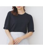 【インデックス/INDEX】のパフスリーブトップス【洗濯機洗い可】 人気、トレンドファッション・服の通販 founy(ファニー) ファッション Fashion レディースファッション Fashion for Women トップス・カットソー Cut & Sew Tops シルケット Silket, Silky Cotton シンプル Simple, Minimal ストレッチ Stretch, Stretchy Fabric スリット Slit, Slit Detail スリーブ Sleeve, Long Sleeve / Short Sleeve エレガント 上品 Elegant thumbnail ネイビー|ID: prp329100004645716 ipo3291000000033633545
