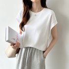 【ココモモ/COCOMOMO】のtシャツ カットソー フレンチスリーブ レディース トップス クルーネック 人気、トレンドファッション・服の通販 founy(ファニー) ファッション Fashion レディースファッション Fashion for Women トップス・カットソー Cut & Sew Tops シャツ・ブラウス・オフィスカジュアル Elegant Blouses & Button-Ups ロングTシャツ・Tシャツ Longline T-Shirts & Tees カットソー・ベーシックTシャツ Cut-and-Sewn Tops / Stretch Tees & Basics カットソー Cut and Sewn Top スリーブ Sleeve, Long Sleeve / Short Sleeve フレンチ French, French Style 夏 Summer thumbnail ホワイト|ID: prp329100004645727 ipo3291000000033530874