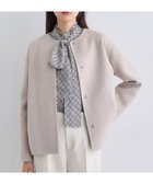【インディヴィ/INDIVI】の【配色デザイン】ウールリバーショート丈ノーカラーコート 人気、トレンドファッション・服の通販 founy(ファニー) ファッション Fashion レディースファッション Fashion for Women アウター Coat / Outerwear Collection コート・ロングコート・ピーコート Long Coats, Peacoats & More インナー Innerwear シンプル Simple, Minimal バランス Balance, Style Balance フォルム Silhouette, Form ポケット Pocket, Pocket Detail 今季 This Season, Current Season 定番 Standard, Basic Item thumbnail グレージュ|ID: prp329100004645749 ipo3291000000033531102