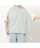 【コムサイズム/COMME CA ISM】のボーダー ドルマンスリーブTシャツ 人気、トレンドファッション・服の通販 founy(ファニー) ファッション Fashion レディースファッション Fashion for Women トップス・カットソー Cut & Sew Tops シャツ・ブラウス・オフィスカジュアル Elegant Blouses & Button-Ups ロングTシャツ・Tシャツ Longline T-Shirts & Tees ボーダー Border, Stripe ポケット Pocket, Pocket Detail ヨーク Yoke, Yoke Design 無地 Plain, Solid Color thumbnail ターコイズ|ID: prp329100004645787 ipo3291000000033531399