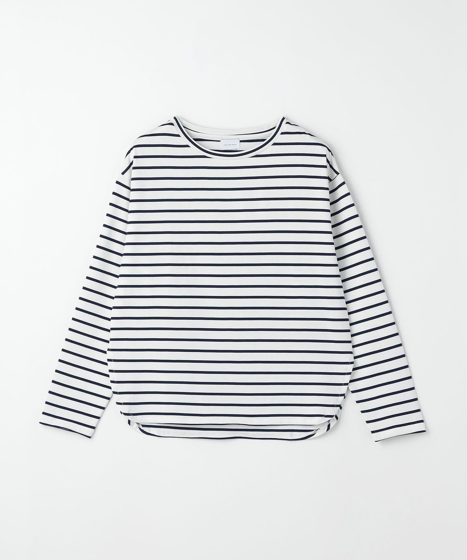 【ユナイテッドアローズ/UNITED ARROWS】のat ease ロングスリーブ カットソー インテリア・キッズ・メンズ・レディースファッション・服の通販 founy(ファニー) 　ファッション　Fashion　レディースファッション　Fashion for Women　トップス・カットソー　Cut & Sew Tops　カットソー・ベーシックTシャツ　Cut-and-Sewn Tops / Stretch Tees & Basics　インナー　Innerwear　秋　Autumn　カットソー　Cut and Sewn Top　サロペット　Overalls, Salopette　シンプル　Simple, Minimal　スウェット / スエット　Sweatshirt, Sweatwear　スリーブ　Sleeve, Long Sleeve / Short Sleeve　定番　Standard, Basic Item　ベーシック　Basic, Essential　ボーダー　Border, Stripe　ラウンド　Round, Round Neck　ロング　Long, Long-Length　冬　Winter / This Winter　アウトレット　Outlet / Clearance　おすすめ　Recommended / Our Picks　その他1|ID: prp329100004645790 ipo3291000000034081873