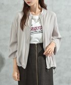 【インタープラネット/INTERPLANET】の【UV/撥水】ダブルクロスノーカラーブルゾン 人気、トレンドファッション・服の通販 founy(ファニー) ファッション Fashion レディースファッション Fashion for Women アウター Coat / Outerwear Collection ブルゾンジャケット・スポーティアウター Blouson Jackets 洗える Machine Washable シンプル Simple, Minimal ダブル Double, Double-Breasted ドレープ Drape, Draping Fabric ブルゾン Blouson, Bomber Jacket ベーシック Basic, Essential 羽織 Haori, Light Jacket エレガント 上品 Elegant ビジネス 仕事 通勤 Business / Work / Commuting thumbnail ライトグレー|ID: prp329100004645826 ipo3291000000033799408