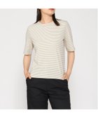 【クロコダイル/CROCODILE】のCROCODILE/フライス ラメボーダー Tシャツ アイボリー|ID: prp329100004645830 ipo3291000000033634979