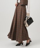 【ベイフロー/BAYFLOW】の美シルエット チェックフレアスカート 人気、トレンドファッション・服の通販 founy(ファニー) ファッション Fashion レディースファッション Fashion for Women スカート Skirts Aライン・フレアスカート A-Line & Flared Skirts おすすめ Recommended / Our Picks シンプル Simple, Minimal セットアップ Set-Up, Coordinated Outfit チェック Check, Plaid, Tartan フレア Flare, Flared ベスト Vest, Waistcoat 楽ちん Easy Fit, Comfortable thumbnail ブラウン50|ID: prp329100004645832 ipo3291000000033531869