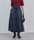 【ドゥ アルシーヴ/Doux archives】のデニムイージーフレアスカート 人気、トレンドファッション・服の通販 founy(ファニー) ファッション Fashion レディースファッション Fashion for Women スカート Skirts Aライン・フレアスカート A-Line & Flared Skirts カットソー Cut and Sewn Top デニム Denim, Jeans Material フレア Flare, Flared 切替 Switching, Contrast Panel thumbnail NAVY|ID: prp329100004645833 ipo3291000000033531879