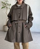 【シーピーシーエム/CPCM】のケープ付き軽量メルトンミドルコート 人気、トレンドファッション・服の通販 founy(ファニー) ファッション Fashion レディースファッション Fashion for Women アウター Coat / Outerwear Collection コート・ロングコート・ピーコート Long Coats, Peacoats & More カットソー Cut and Sewn Top フレア Flare, Flared ベーシック Basic, Essential エレガント 上品 Elegant 軽量 Lightweight, Ultra Light thumbnail ブラウンその他1|ID: prp329100004645962 ipo3291000000033532667