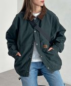 【シーピーシーエム/CPCM】の襟コーデュロイワークジャケット 人気、トレンドファッション・服の通販 founy(ファニー) ファッション Fashion レディースファッション Fashion for Women アウター Coat / Outerwear Collection レディースジャケット・軽アウター Jackets ジャケット Jacket, Outerwear ワーク Workwear, Utility Style ヴィンテージ Vintage Style thumbnail グリーン|ID: prp329100004645987 ipo3291000000033532796
