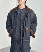 【シーピーシーエム/CPCM】の襟コーデュロイワークジャケット 人気、トレンドファッション・服の通販 founy(ファニー) ファッション Fashion レディースファッション Fashion for Women アウター Coat / Outerwear Collection レディースジャケット・軽アウター Jackets ジャケット Jacket, Outerwear ワーク Workwear, Utility Style ヴィンテージ Vintage Style thumbnail インディゴブルー|ID: prp329100004645987 ipo3291000000033532802