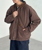 【シーピーシーエム/CPCM】の襟コーデュロイワークジャケット 人気、トレンドファッション・服の通販 founy(ファニー) ファッション Fashion レディースファッション Fashion for Women アウター Coat / Outerwear Collection レディースジャケット・軽アウター Jackets ジャケット Jacket, Outerwear ワーク Workwear, Utility Style ヴィンテージ Vintage Style thumbnail ブラウン|ID: prp329100004645987 ipo3291000000033532804