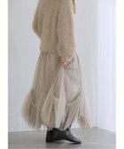 【ラ トータリテ/La TOTALITE】の【洗える】ランダムヘム2WAYチュールスカート 人気、トレンドファッション・服の通販 founy(ファニー) ファッション Fashion レディースファッション Fashion for Women スカート Skirts 2025年 2025 2025-2026秋冬・A/W Autumn/Winter 2025–26 AW25–26 おすすめ Recommended / Our Picks チュール Tulip, Tulip Motif 洗える Machine Washable thumbnail ベージュ|ID: prp329100004646037 ipo3291000000033533018