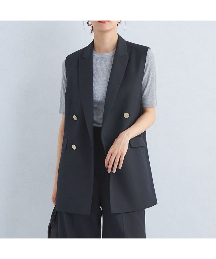 【ユナイテッドアローズ/UNITED ARROWS】のGreed グリード テーラード ジレ -ウォッシャブル・防シワ- インテリア・キッズ・メンズ・レディースファッション・服の通販 founy(ファニー) https://founy.com/ ファッション Fashion レディースファッション Fashion for Women アウター Coat / Outerwear Collection トップス・カットソー Cut & Sew Tops ベスト&ジレ / 重ね着スタイル Vests & Gilets 秋 Autumn キャミワンピース Cami Dress, Slip Dress 今季 This Season, Current Season サロペット Overalls, Salopette ジャケット Jacket, Outerwear セットアップ Set-Up, Coordinated Outfit ダブル Double, Double-Breasted チェック Check, Plaid, Tartan ツイル Twist, Twisted Detail テーラード Tailored, Tailored Fit デニム Denim, Jeans Material トレンド Trend, Trending Now フェミニン Feminine, Girly マニッシュ Mannish, Boyish メンズ Men's, Menswear ロング Long, Long-Length おすすめ Recommended / Our Picks エレガント 上品 Elegant ビジネス 仕事 通勤 Business / Work / Commuting |ID: prp329100004646038 ipo3291000000033533017