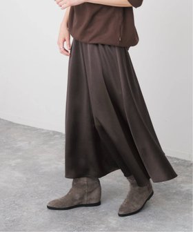 【スピック&スパン/Spick & Span】のサテンフレアスカート 人気、トレンドファッション・服の通販 founy(ファニー) ファッション Fashion レディースファッション Fashion for Women スカート Skirts Aライン・フレアスカート A-Line & Flared Skirts サテン Satin, Glossy Fabric シンプル Simple, Minimal パターン Pattern, Design Print フレア Flare, Flared エレガント 上品 Elegant |ID:prp329100004646046