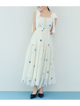 【スナイデル/SNIDEL】 【FLOWER COLLECTION】プリントショルダーリボンワンピース人気、トレンドファッション・服の通販 founy(ファニー) ファッション Fashion レディースファッション Fashion for Women ワンピース Dresses イエロー Yellow シフォン Chiffon, Lightweight Fabric シャーリング Shirring, Ruched フィット Fit, Slim Fit プリント Print, Printed Pattern マーガレット Marguerite, Daisy Pattern ミックス Mix, Mixed Style 無地 Plain, Solid Color リボン Ribbon, Bow おすすめ Recommended / Our Picks エレガント 上品 Elegant |ID:prp329100004646072