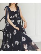 【スナイデル/SNIDEL】の【FLOWER COLLECTION】プリントショルダーリボンワンピース 人気、トレンドファッション・服の通販 founy(ファニー) ファッション Fashion レディースファッション Fashion for Women ワンピース Dresses イエロー Yellow シフォン Chiffon, Lightweight Fabric シャーリング Shirring, Ruched フィット Fit, Slim Fit プリント Print, Printed Pattern マーガレット Marguerite, Daisy Pattern ミックス Mix, Mixed Style 無地 Plain, Solid Color リボン Ribbon, Bow おすすめ Recommended / Our Picks エレガント 上品 Elegant thumbnail NVY[089]|ID: prp329100004646072 ipo3291000000033533262