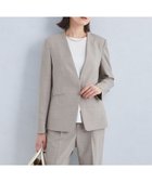 【ユナイテッドアローズ/UNITED ARROWS】のカチリラ ノーラペル ジャケット -ウォッシャブル・ストレッチ・防シワ- BEIGE|ID: prp329100004646076 ipo3291000000034477309