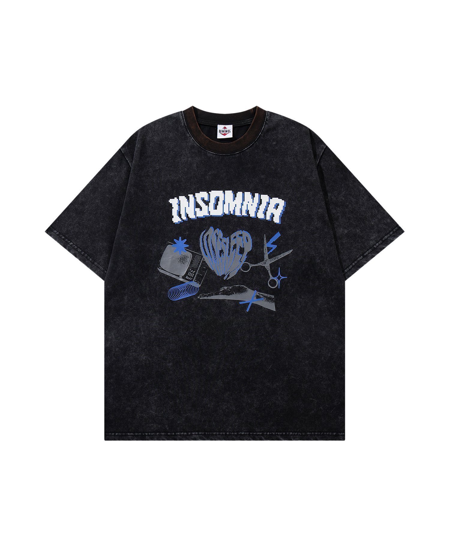 【アイモハ/aimoha】のHOOK -original- ヴィンテージ風ウォッシュプリントビッグTEE 人気、トレンドファッション・服の通販 founy(ファニー) 　ファッション　Fashion　レディースファッション　Fashion for Women　グラフィック　Graphic, Graphic Design　トレンド　Trend, Trending Now　ビッグ　Big, Oversized　プリント　Print, Printed Pattern　ヴィンテージ　Vintage Style　 other-1|ID: prp329100004646088 ipo3291000000033533474