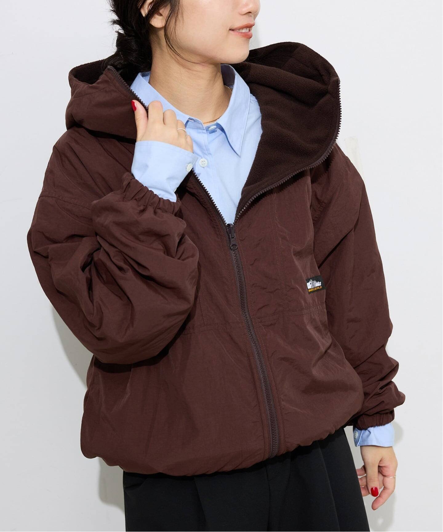 【スローブ イエナ/SLOBE IENA】のfrostline/フロストライン SLOBE別注 リバーシブルブルゾン インテリア・キッズ・メンズ・レディースファッション・服の通販 founy(ファニー) 　ファッション　Fashion　レディースファッション　Fashion for Women　アウター　Coat / Outerwear Collection　ブルゾンジャケット・スポーティアウター　Blouson Jackets　別注　Limited Edition, Custom Order　ブラウン|ID: prp329100004646094 ipo3291000000033533546