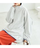 【フリークスストア/FREAK'S STORE】の別注 配色 フリース ハーフジップ プルオーバー【限定展開】 25AW ライトグレー|ID: prp329100004646100 ipo3291000000033533598