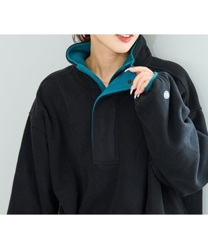 【フリークスストア/FREAK'S STORE】の別注 配色 フリース ハーフジップ プルオーバー【限定展開】 25AW インテリア・キッズ・メンズ・レディースファッション・服の通販 founy(ファニー) 　ファッション　Fashion　レディースファッション　Fashion for Women　トップス・カットソー　Cut & Sew Tops　カジュアルプルオーバー・ニットトップス　Pullovers & Knit Tops / Casual Pullovers　2025年　2025　2025-2026秋冬・A/W　Autumn/Winter 2025–26 AW25–26　冬　Winter / This Winter　スペシャル　Special, Limited Edition　別注　Limited Edition, Custom Order　A/W・秋冬　Autumn/Winter　ブラック|ID: prp329100004646100 ipo3291000000033533600