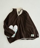 【フリークスストア/FREAK'S STORE】の別注 配色 フリース ハーフジップ プルオーバー【限定展開】 25AW ブラウン|ID: prp329100004646100 ipo3291000000033533603