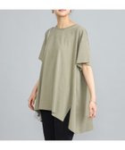 【コーエン/COEN】のAラインチュニックTシャツ(WEB限定カラー) 人気、トレンドファッション・服の通販 founy(ファニー) ファッション Fashion レディースファッション Fashion for Women トップス・カットソー Cut & Sew Tops シャツ・ブラウス・オフィスカジュアル Elegant Blouses & Button-Ups ロングTシャツ・Tシャツ Longline T-Shirts & Tees おすすめ Recommended / Our Picks スキニー Skinny, Slim Fit スリット Slit, Slit Detail チュニック Tunic, Long Top ボトム Bottoms, Lower Wear ワイド Wide, Wide Fit thumbnail OLIVE|ID: prp329100004646107 ipo3291000000033597309