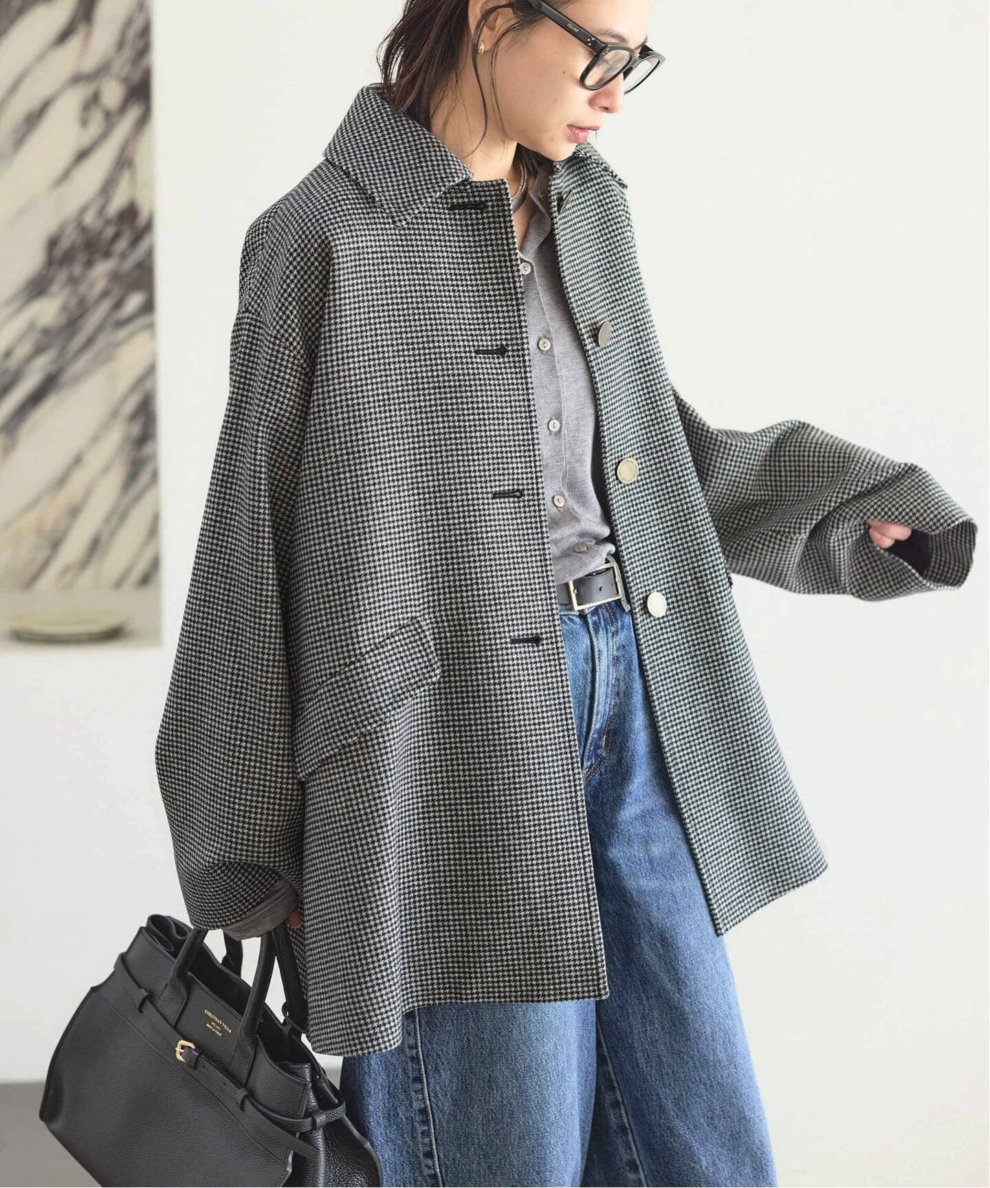 【ジャーナルスタンダード/JOURNAL STANDARD】の別注【TRADITIONAL WEATHERWEAR】LINTON JS MIDLLE CHECK インテリア・キッズ・メンズ・レディースファッション・服の通販 founy(ファニー) 　ファッション　Fashion　レディースファッション　Fashion for Women　2025年　2025　2025-2026秋冬・A/W　Autumn/Winter 2025–26 AW25–26　別注　Limited Edition, Custom Order　ブラック A|ID: prp329100004646112 ipo3291000000033533718
