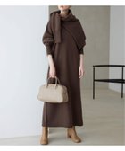 【スローブ イエナ/SLOBE IENA】の《WEB限定/追加 》ウォッシャブルスムース ニットワンピース ブラウン|ID:prp329100004646116