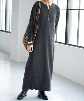 【スピック&スパン/Spick & Span】の《追加 》手洗い可 / ヘンリーネックリブニットワンピース 人気、トレンドファッション・服の通販 founy(ファニー) ファッション Fashion レディースファッション Fashion for Women ワンピース Dresses ニットワンピース Knit Dresses シンプル Simple, Minimal 再入荷 Restock / Back in Stock |ID:prp329100004646124