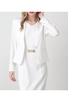 【ピンキーアンドダイアン/Pinky&Dianne】のWEB/店舗限定カラー ハイツイストジャケット 人気、トレンドファッション・服の通販 founy(ファニー) ファッション Fashion レディースファッション Fashion for Women アウター Coat / Outerwear Collection レディースジャケット・軽アウター Jackets コンパクト Compact, Small Size ジャケット Jacket, Outerwear ストレッチ Stretch, Stretchy Fabric ダブル Double, Double-Breasted バランス Balance, Style Balance エレガント 上品 Elegant 定番 Standard, Basic Item thumbnail ホワイト|ID: prp329100004646125 ipo3291000000033585046