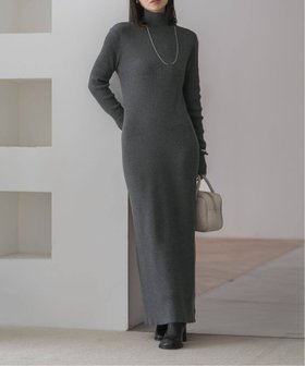 【ノーブル / スピック&スパン/NOBLE / Spick & Span】のRY/PLリブハイネックロングワンピース 人気、トレンドファッション・服の通販 founy(ファニー) ファッション Fashion レディースファッション Fashion for Women ワンピース Dresses シンプル Simple, Minimal ジャケット Jacket, Outerwear ベスト Vest, Waistcoat ベーシック Basic, Essential ロング Long, Long-Length エレガント 上品 Elegant A/W・秋冬 Autumn/Winter |ID:prp329100004646146