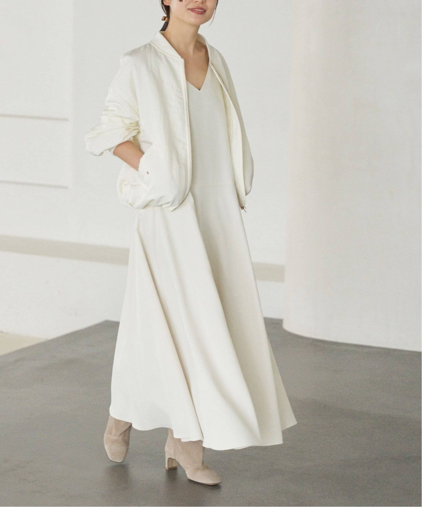 【ノーブル / スピック&スパン/NOBLE / Spick & Span】のロー切り替えフレアワンピース 人気、トレンドファッション・服の通販 founy(ファニー) 　ファッション　Fashion　レディースファッション　Fashion for Women　ワンピース　Dresses　キャミワンピース　Cami Dress, Slip Dress　バランス　Balance, Style Balance　フレア　Flare, Flared　プレーン　Plain, Simple　ラップ　Wrap, Wrap Design　エレガント 上品　Elegant　 other-1|ID: prp329100004646149 ipo3291000000033533944