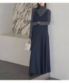 【ノーブル / スピック&スパン/NOBLE / Spick & Span】のロー切り替えフレアワンピース 人気、トレンドファッション・服の通販 founy(ファニー) ファッション Fashion レディースファッション Fashion for Women ワンピース Dresses キャミワンピース Cami Dress, Slip Dress バランス Balance, Style Balance フレア Flare, Flared プレーン Plain, Simple ラップ Wrap, Wrap Design エレガント 上品 Elegant thumbnail ネイビー|ID: prp329100004646149 ipo3291000000033533948