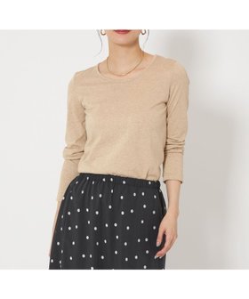 【ユナイテッドアローズ/UNITED ARROWS】 ラメ スクープネック プルオーバー カットソー人気、トレンドファッション・服の通販 founy(ファニー) ファッション Fashion レディースファッション Fashion for Women トップス・カットソー Cut & Sew Tops カジュアルプルオーバー・ニットトップス Pullovers & Knit Tops / Casual Pullovers カットソー・ベーシックTシャツ Cut-and-Sewn Tops / Stretch Tees & Basics おすすめ Recommended / Our Picks インナー Innerwear カットソー Cut and Sewn Top ジャケット Jacket, Outerwear フェミニン Feminine, Girly エレガント 上品 Elegant ビジネス 仕事 通勤 Business / Work / Commuting 春 Spring |ID:prp329100004646187