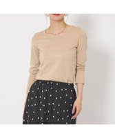 【ユナイテッドアローズ/UNITED ARROWS】のラメ スクープネック プルオーバー カットソー 人気、トレンドファッション・服の通販 founy(ファニー) ファッション Fashion レディースファッション Fashion for Women トップス・カットソー Cut & Sew Tops カジュアルプルオーバー・ニットトップス Pullovers & Knit Tops / Casual Pullovers カットソー・ベーシックTシャツ Cut-and-Sewn Tops / Stretch Tees & Basics おすすめ Recommended / Our Picks インナー Innerwear カットソー Cut and Sewn Top ジャケット Jacket, Outerwear フェミニン Feminine, Girly エレガント 上品 Elegant ビジネス 仕事 通勤 Business / Work / Commuting 春 Spring |ID:prp329100004646187