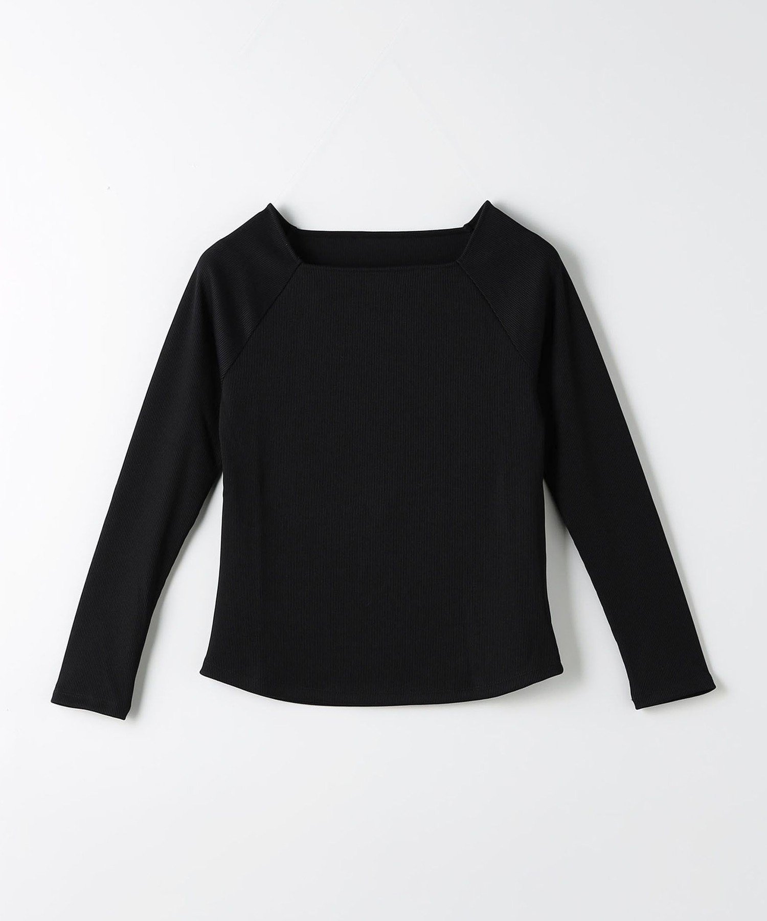【ユナイテッドアローズ/UNITED ARROWS】のニットライク スクエアネック プルオーバー カットソー インテリア・キッズ・メンズ・レディースファッション・服の通販 founy(ファニー) 　ファッション　Fashion　レディースファッション　Fashion for Women　トップス・カットソー　Cut & Sew Tops　ニット　Knit Tops & Sweaters　カジュアルプルオーバー・ニットトップス　Pullovers & Knit Tops / Casual Pullovers　カットソー・ベーシックTシャツ　Cut-and-Sewn Tops / Stretch Tees & Basics　インナー　Innerwear　カットソー　Cut and Sewn Top　ジャケット　Jacket, Outerwear　スクエア　Square, Square Shape　フェミニン　Feminine, Girly　ボーダー　Border, Stripe　エレガント 上品　Elegant　ビジネス 仕事 通勤　Business / Work / Commuting　冬　Winter / This Winter　春　Spring　BLACK|ID: prp329100004646190 ipo3291000000033534268